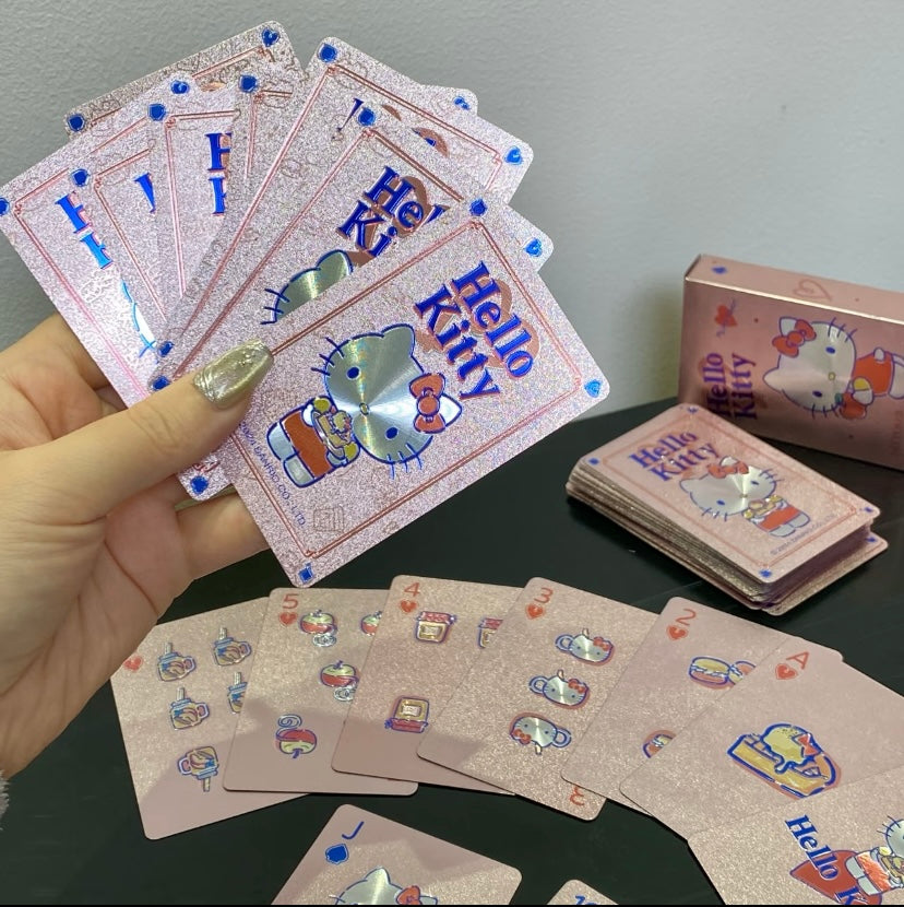 Sanrio Couture Metaluxe Waterproof Playing Cards