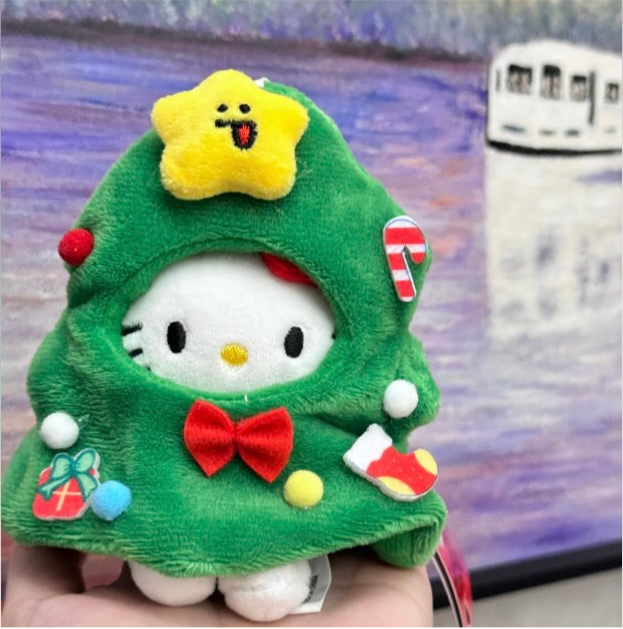 HelloKitty Christmas Plushie Keychain