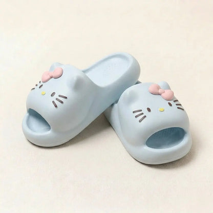 Comfy Hello KT Paw Slides