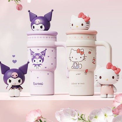 Sanrio 700ml Jumbo Joy Tumbler with Handle Stainless Steel Insulated Cup