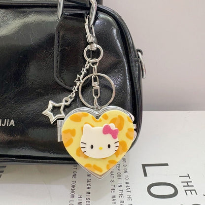 Hello Kitty Heart Mirror Keychai
