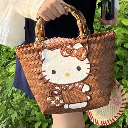 Hello Kitty Limited Edition Woven Handbag
