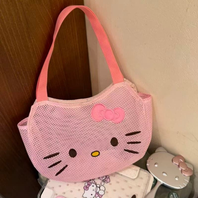 Hello Kitty Mesh Underarm Shoulder Bag