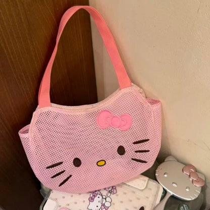 Hello Kitty Mesh Underarm Shoulder Bag