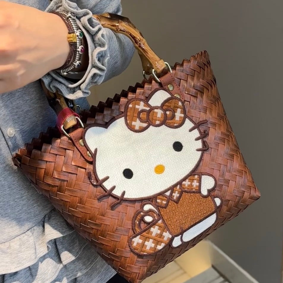 Hello Kitty Limited Edition Woven Handbag