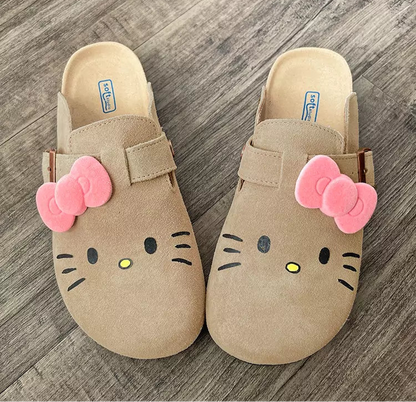 Hello Kitty Suede Soft Footbed Clogs for Women (US size)