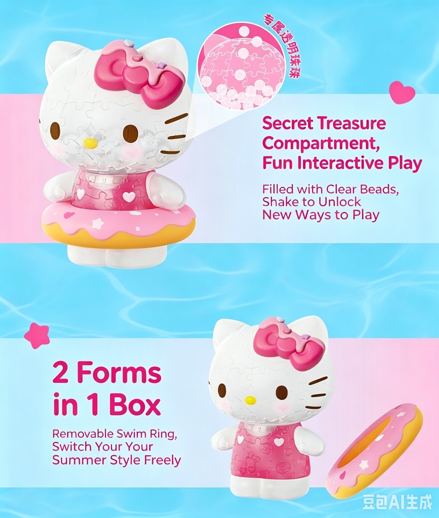 Hello Kitty Crystal 3D Puzzle Statue (Limited Edition)