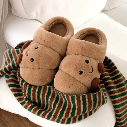 Croissant Cozies - Buttery Soft Slip-on Slippers