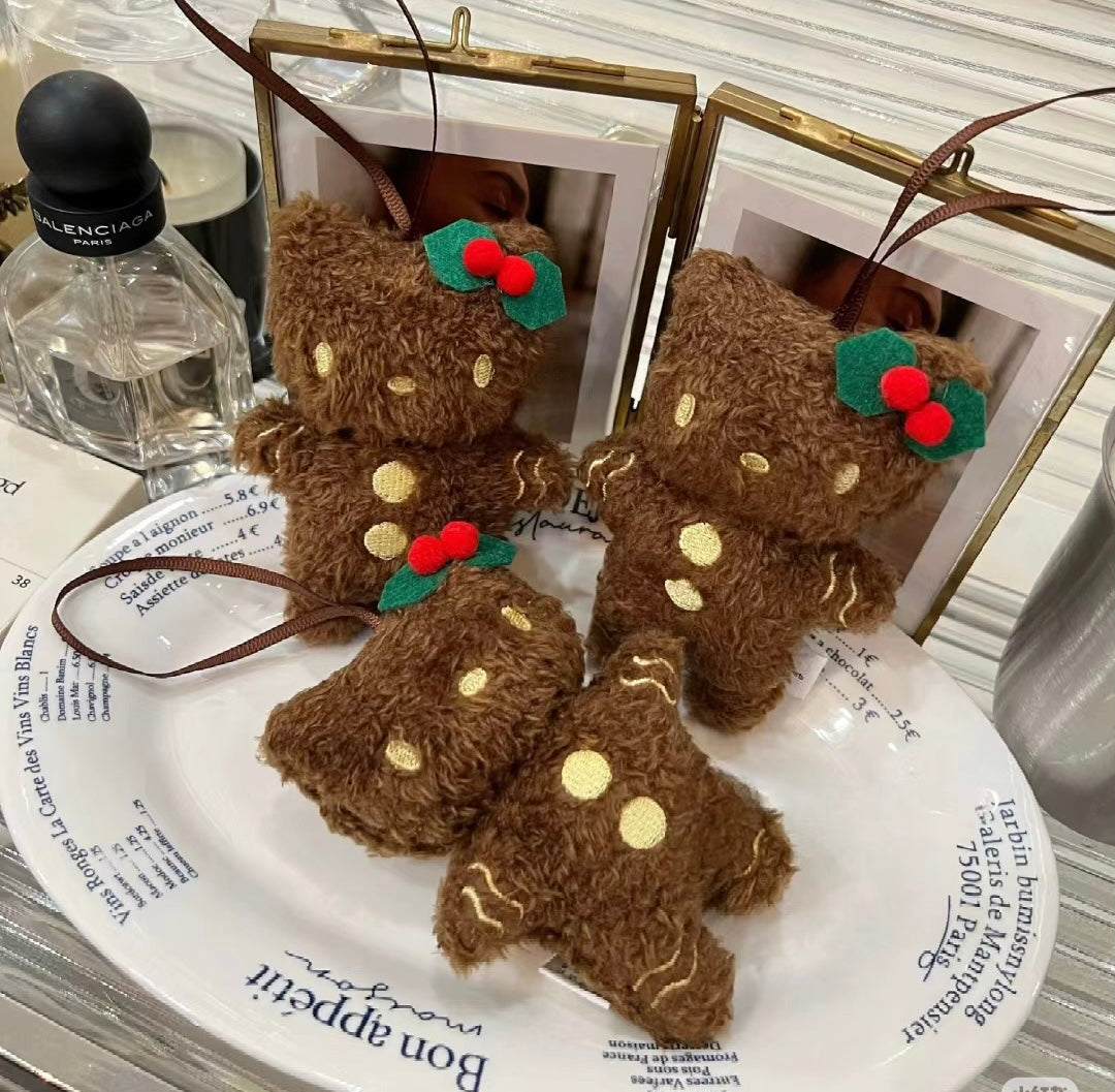 HelloKitty Gingerbread Plushie Keychain