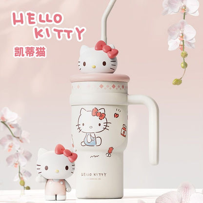 Sanrio 700ml Jumbo Joy Tumbler with Handle Stainless Steel Insulated Cup
