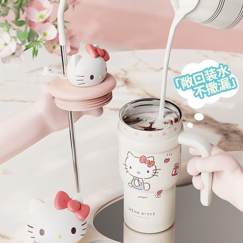 Sanrio 700ml Jumbo Joy Tumbler with Handle Stainless Steel Insulated Cup