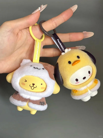 Sanrio Fuzzy Costume Charm Changeable Face Blind Box