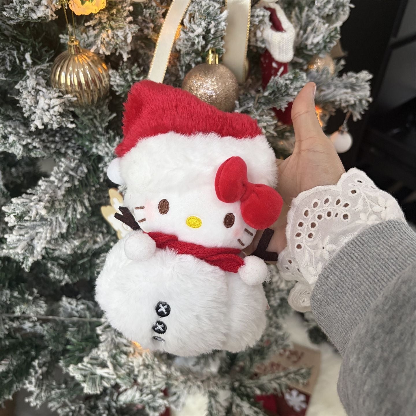 Sanrio Cozy Christmas Ornament Plushie