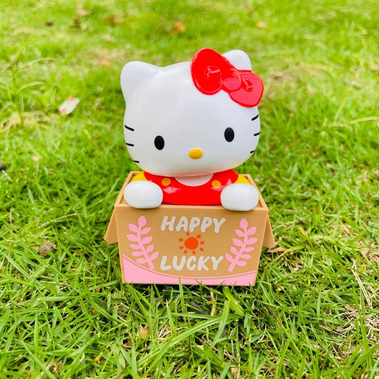 Hello Kitty Solar-Powered Car Ornament