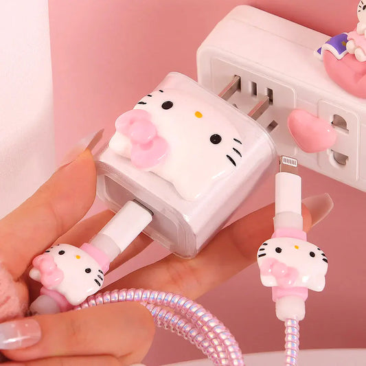 Hello Kitty Charger Cover & Cable Protector