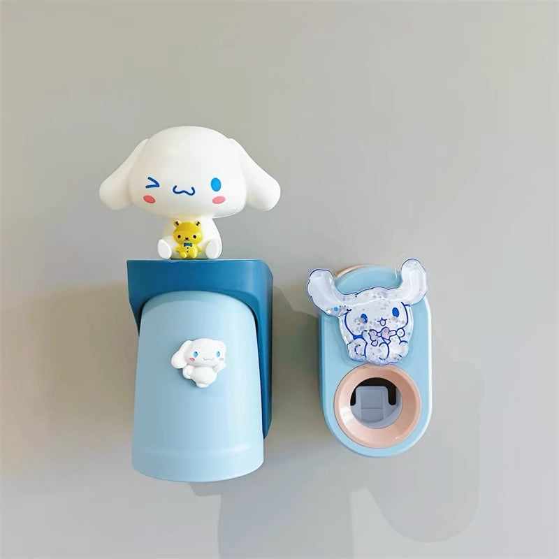 Magnetisches Badezimmer-Organizer-Set zum Aufhängen für Kinder von Sanrio