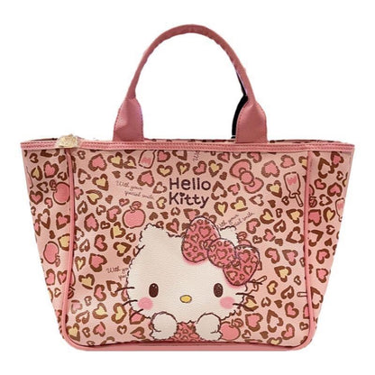 HelloKitty – Tasche mit Leopardenmuster in Rosa 