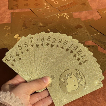 Hello Kitty Golden Deluxe Playing Cards