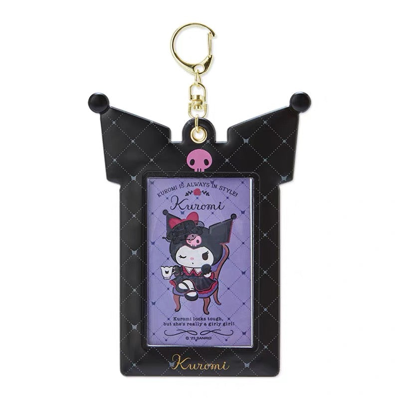 Kuromi Umhängetasche + Geldbörse + Kartenhalter
