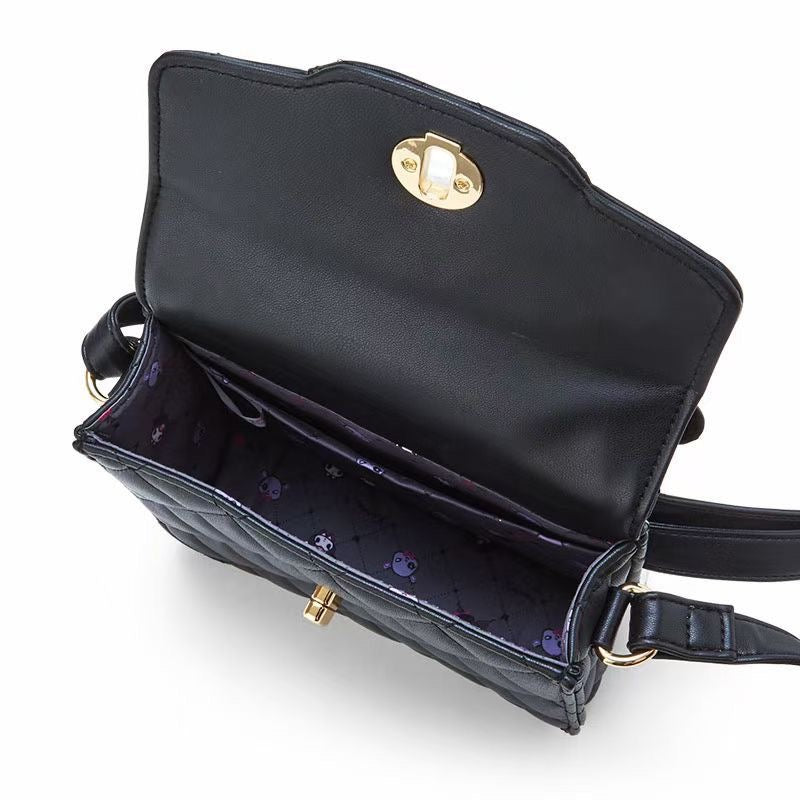 Kuromi Umhängetasche + Geldbörse + Kartenhalter