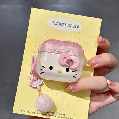 Hello Kitty My Melody Pink Jelly AirPod Case 🎀