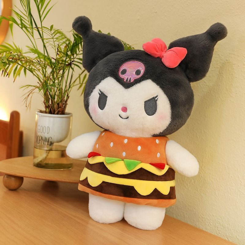 Sanrio Burger Plush （Kuromi /My Melody)