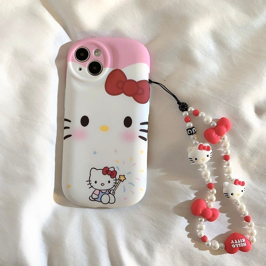 Hello Kitty Magic Wand Phone Case with Charm 💖