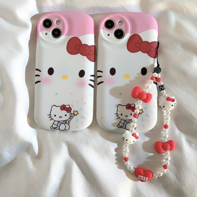 Hello Kitty Magic Wand Phone Case with Charm 💖