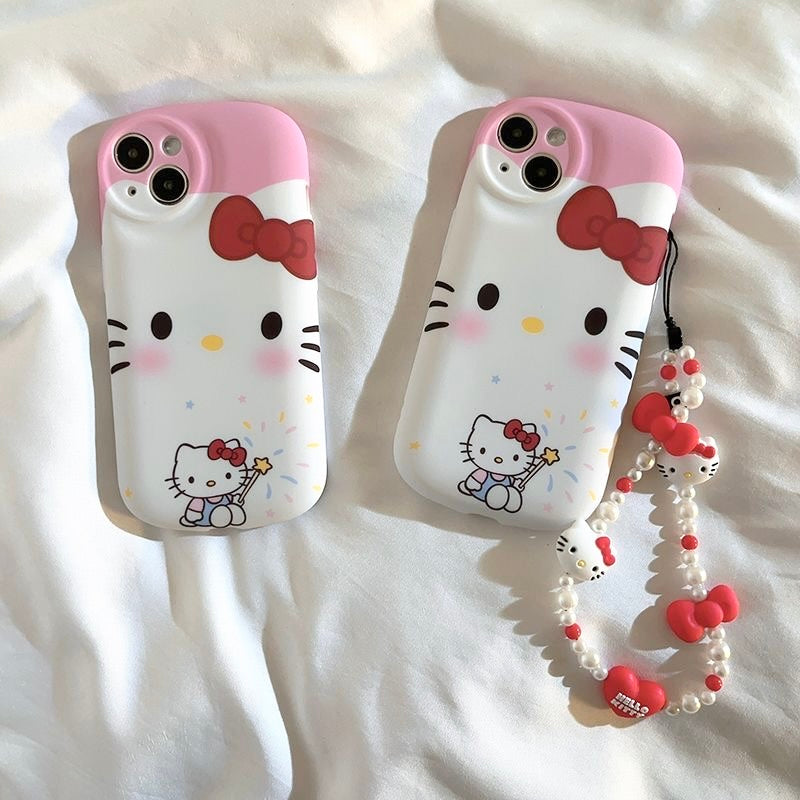 Hello Kitty Magic Wand Phone Case with Charm 💖