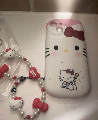 Hello Kitty Magic Wand Phone Case with Charm 💖