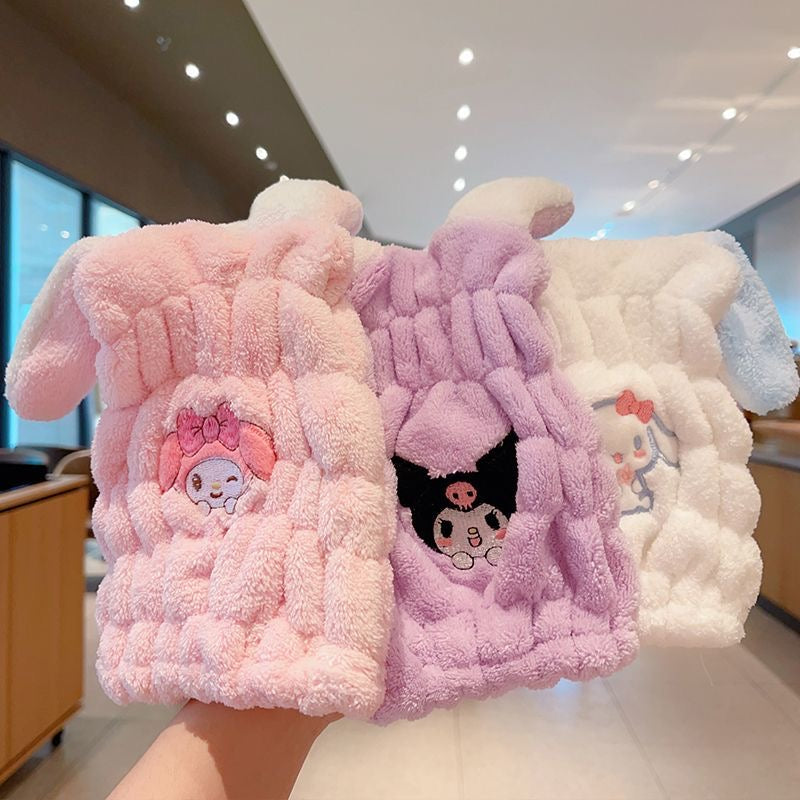 Sanrio Children's Bunny Ears Shaped Hair Drying Cap