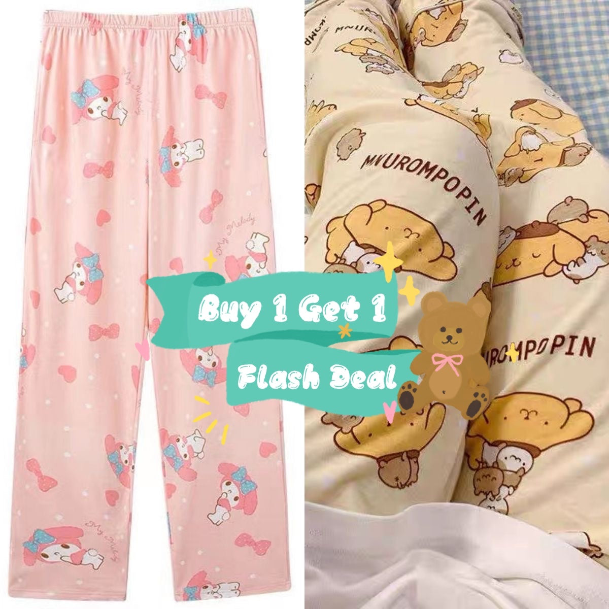 Buy 1 Get 1 Flash Deal Sanrio Sleepwear