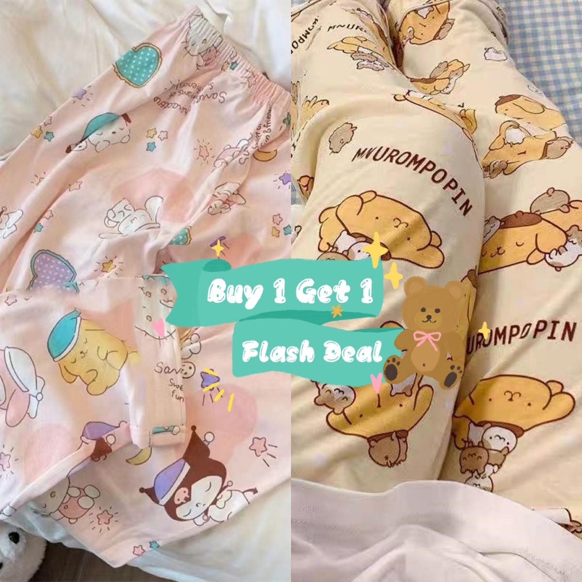 Buy 1 Get 1 Flash Deal Sanrio Sleepwear