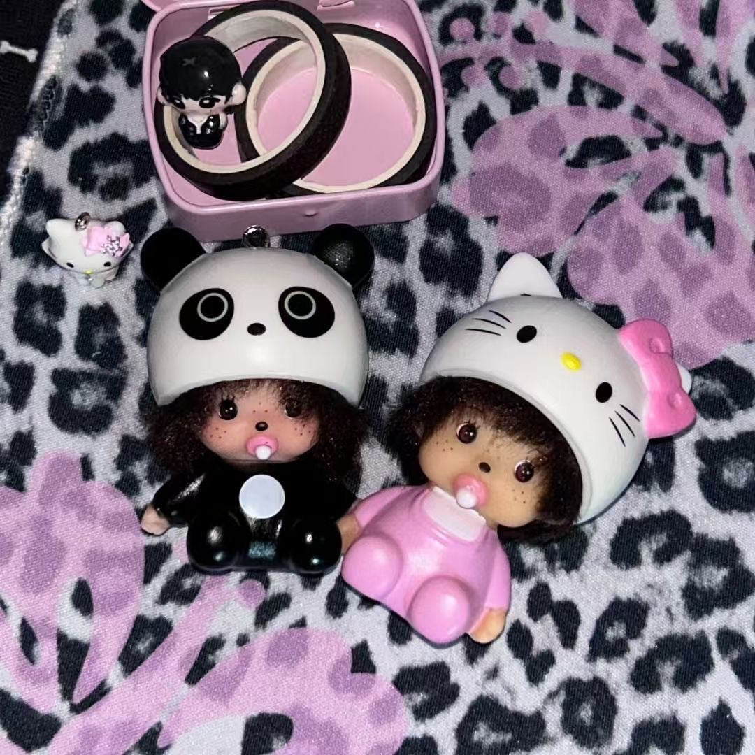 Monchichc Sweet Collectible Keychain Figure