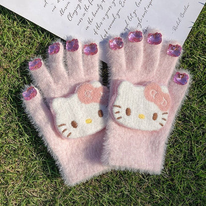 Hello Kitty Crystal Sparkle Gloves