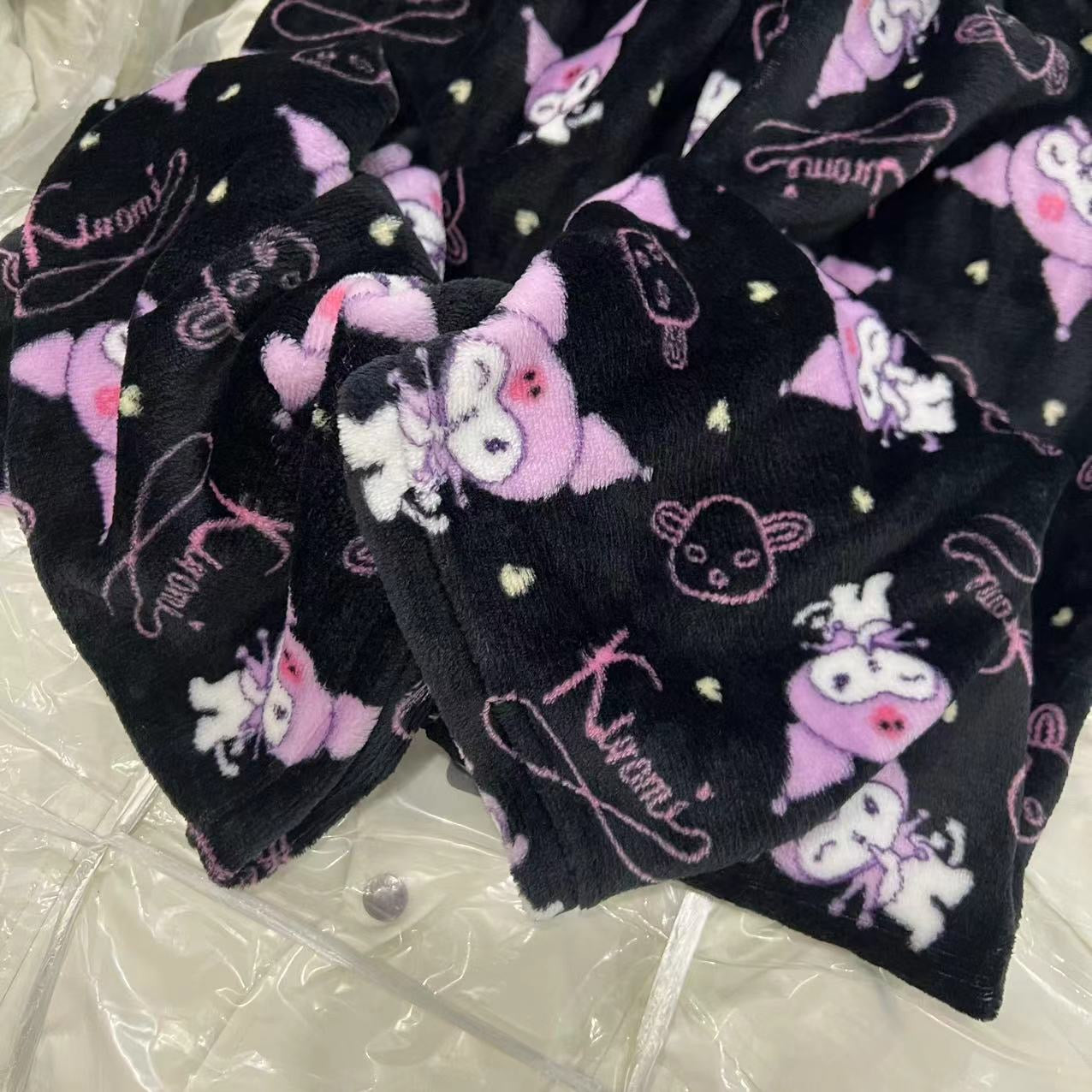 Kuromi Fuzzy Pants