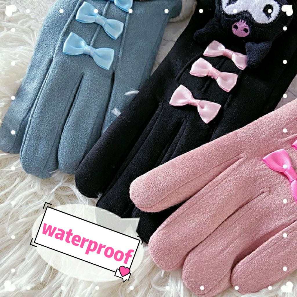 Sanrio Leatherette Waterproof Touchscreen Gloves