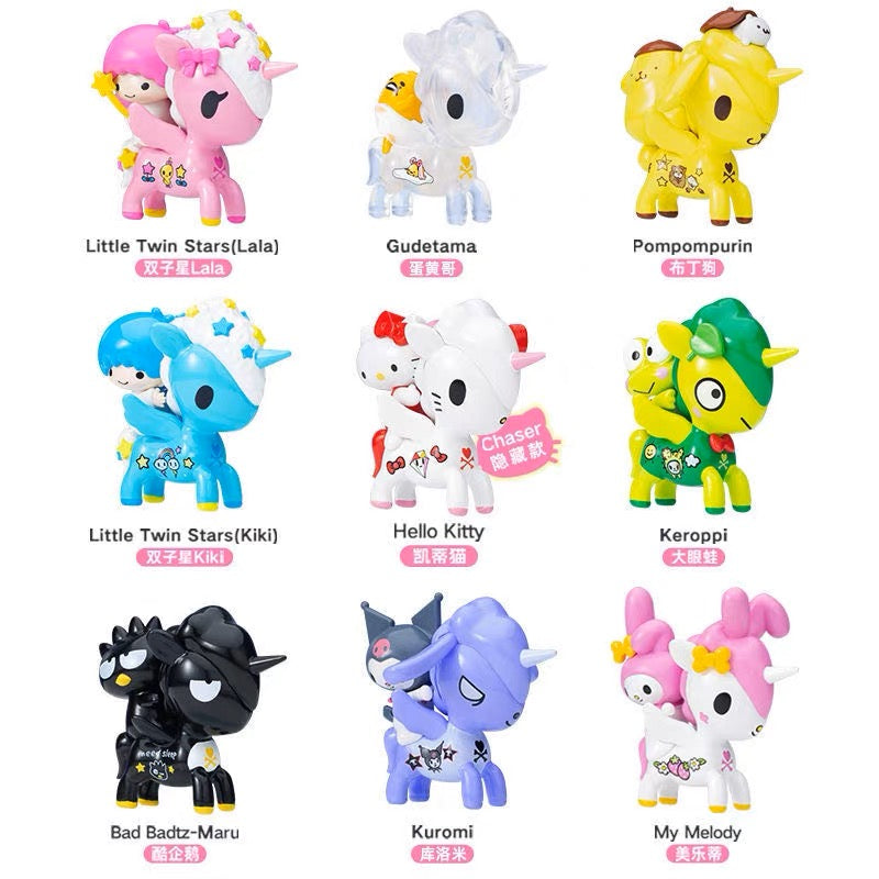 Tokidoki x Sanrio Einhorn-Überraschungsbox 