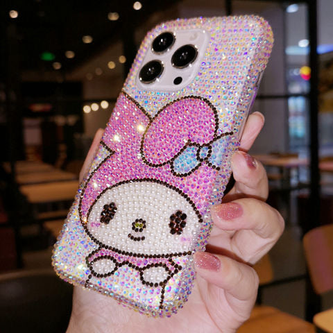 My Melody Rhinestone Phone Case