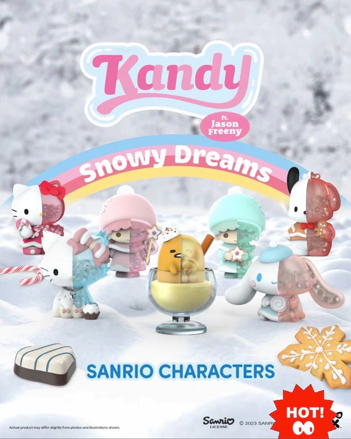 Sanrio Mighty Jaxx Schneeträume Überraschungsbox