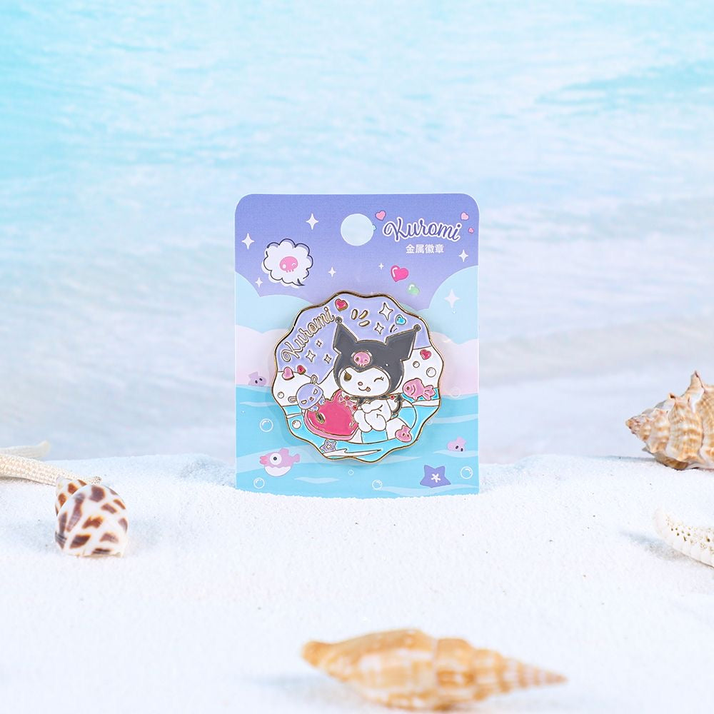 Sanrio Beach Fun-Medaillen-Anstecker