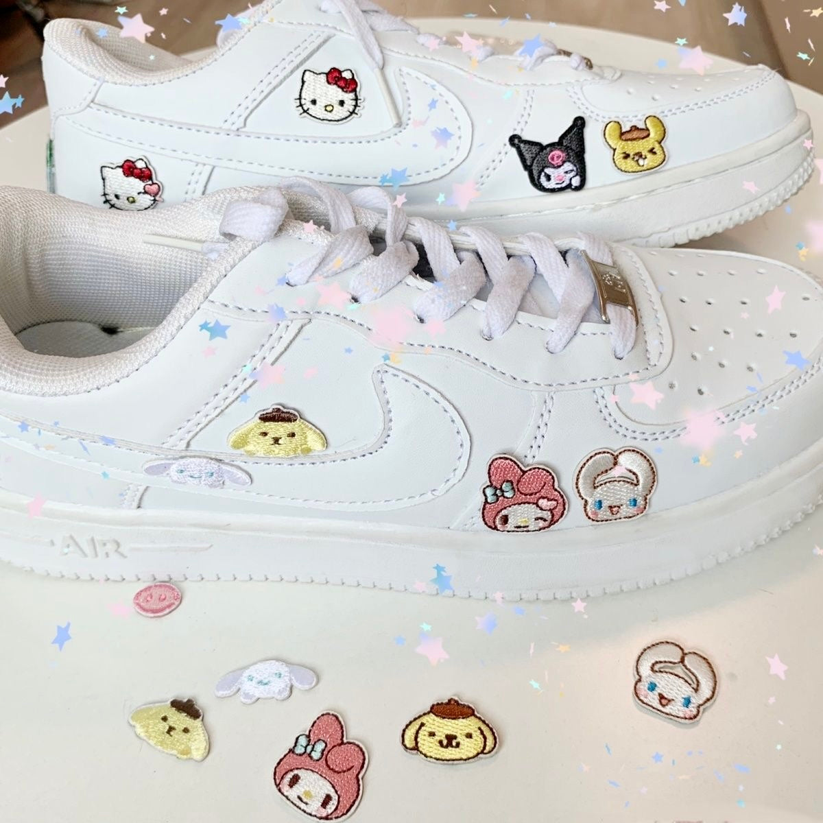 Sanrio DIY Stoffaufnäher (10 Stück)
