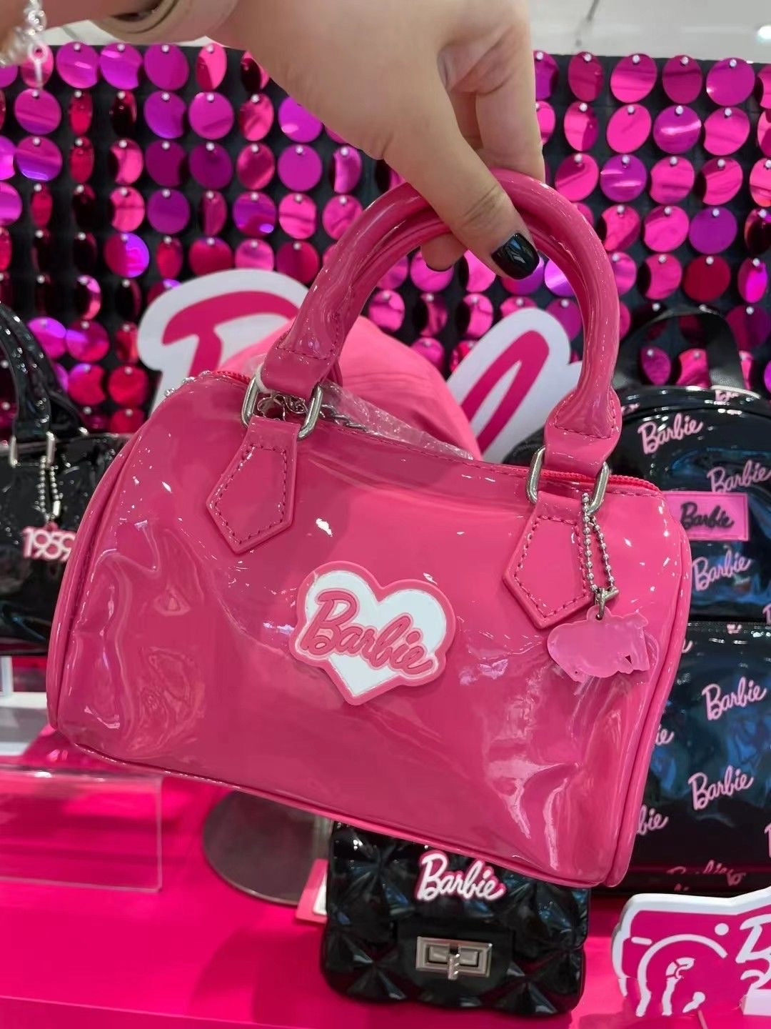 Barbie Patent Leather Crossbody Mini Bag