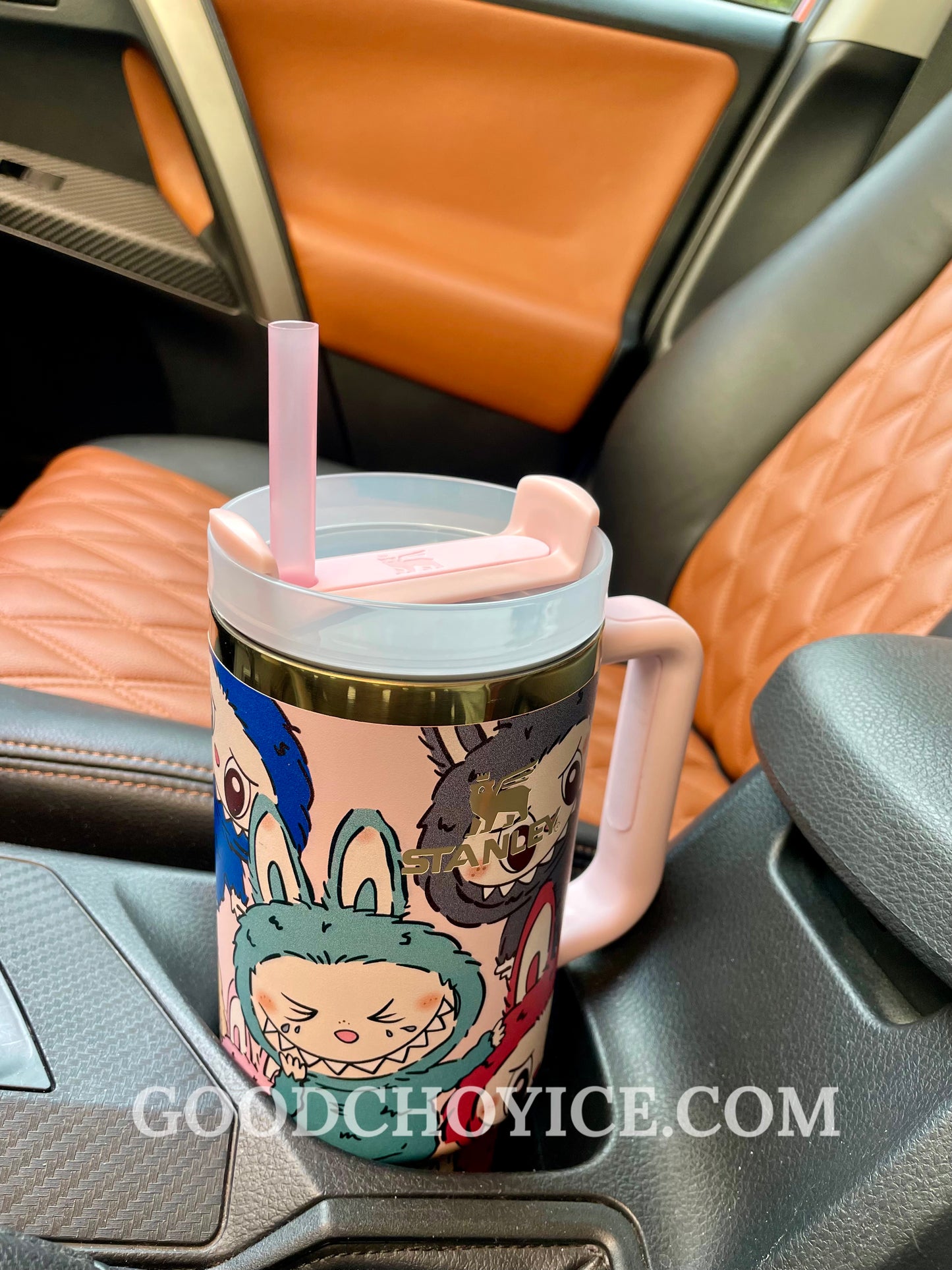 Labubu Limited Edition In-Car Insulated Cup 40 OZ with Colorful Premium Gift Box