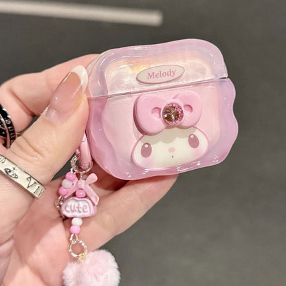 Hello Kitty My Melody Pink Jelly AirPod Case 🎀