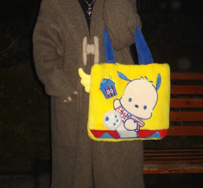 Pochacco X DQ Fluffy Handbag