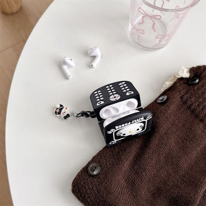 Hello Kitty Black Flip Mirror AirPods Case
