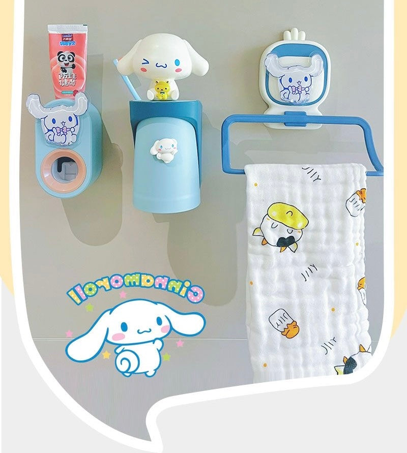Magnetisches Badezimmer-Organizer-Set zum Aufhängen für Kinder von Sanrio
