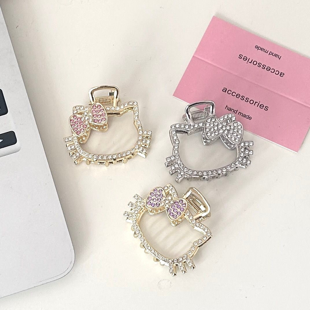 Hello Kitty Bling Bling Hair Claw 3 PCs combo