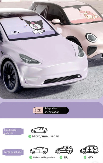 Sanrio Car Sunshade Umbrella